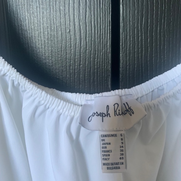 Joseph Ribkoff White blouse Size 6 - Picture 3 of 4